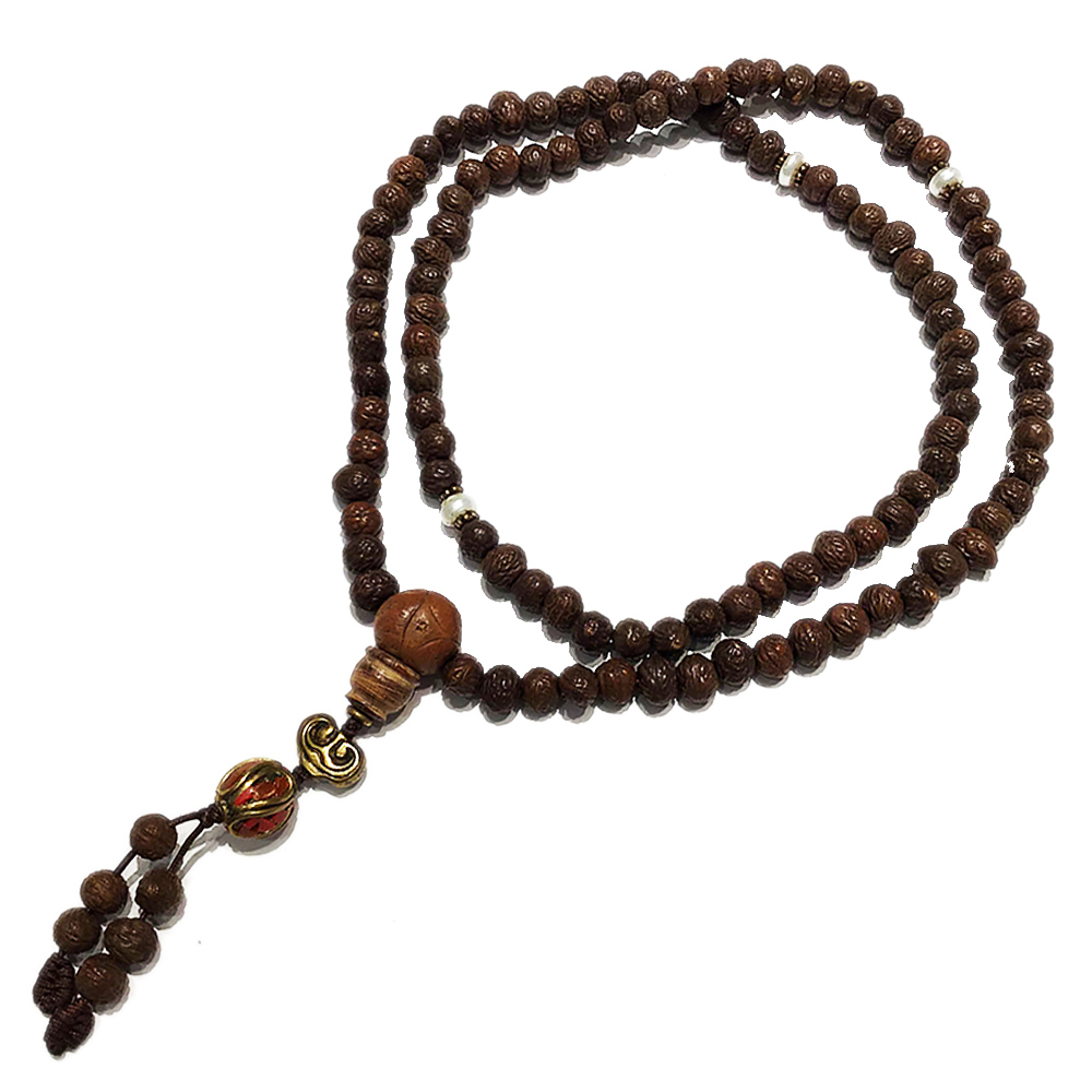 珍珠+吉祥雲+西藏小鳳眼菩提6mm【十方】147402