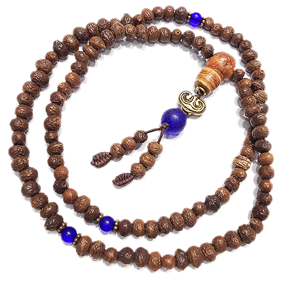 藍琉璃+吉祥雲+西藏小鳳眼菩提6mm【十方】147401