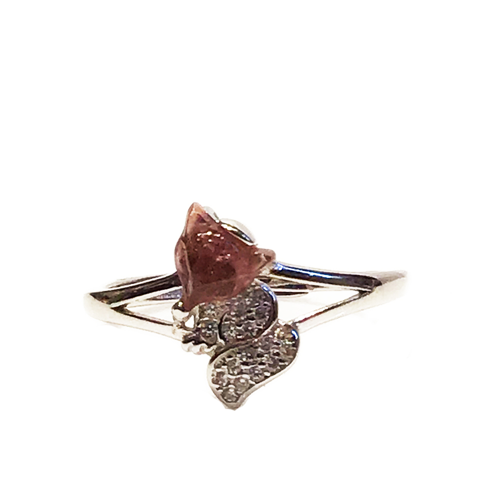 碧璽 好人緣狐仙 鑲925銀戒【十方】148512