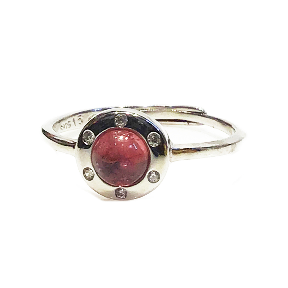 碧璽 圓滿 鑲925銀戒【十方】148514