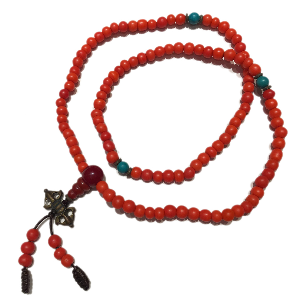 金剛杵+火山琉璃108念珠5mm【十方】148162