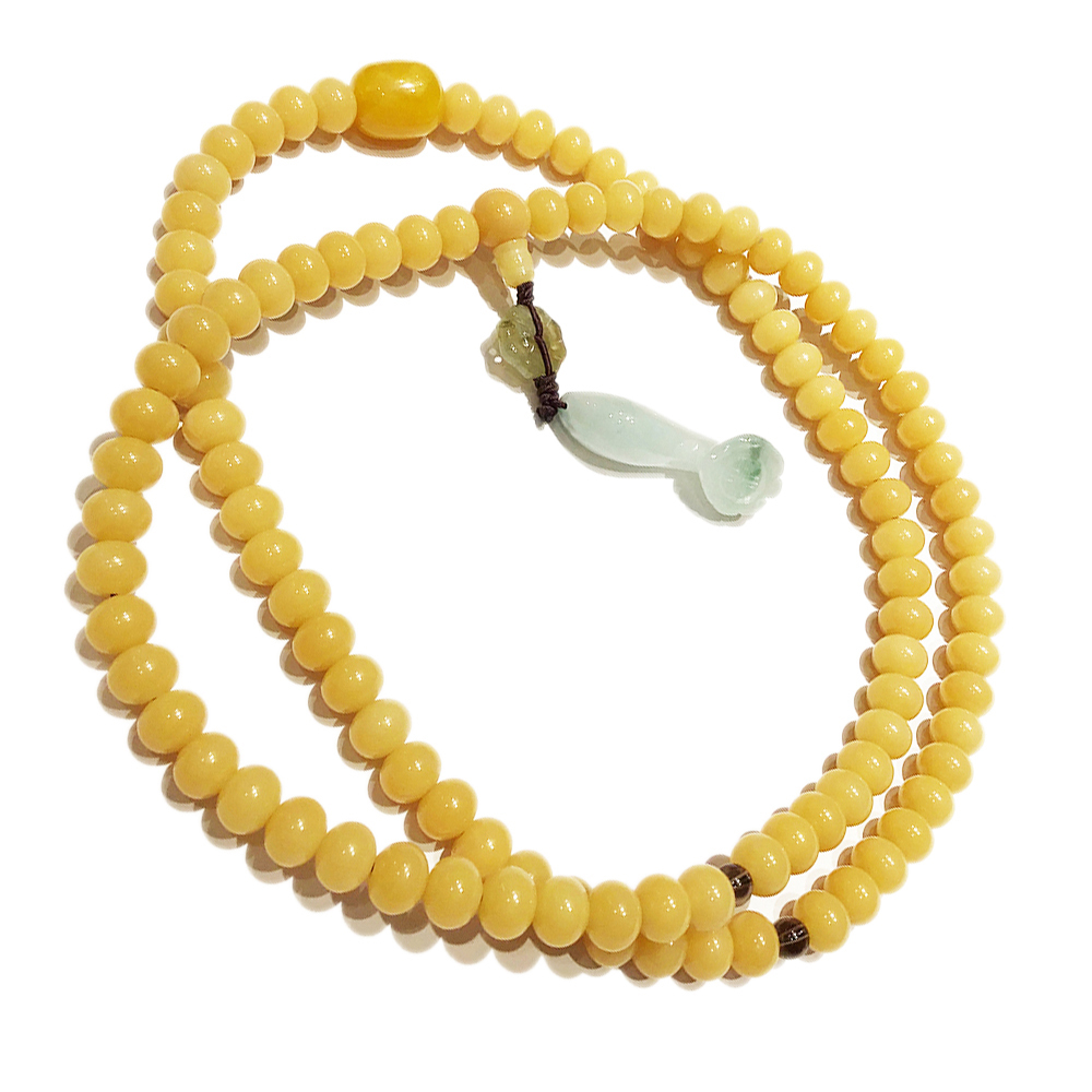 玉如意+菩提根108念珠9*8mm【十方【十方】148168