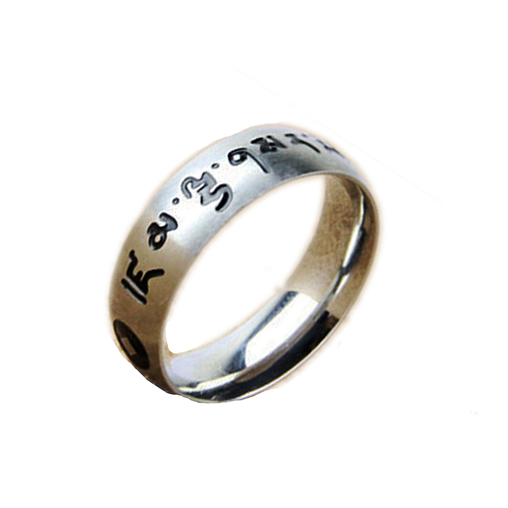 財神總集心咒鈦鋼戒指10#【十方】149074