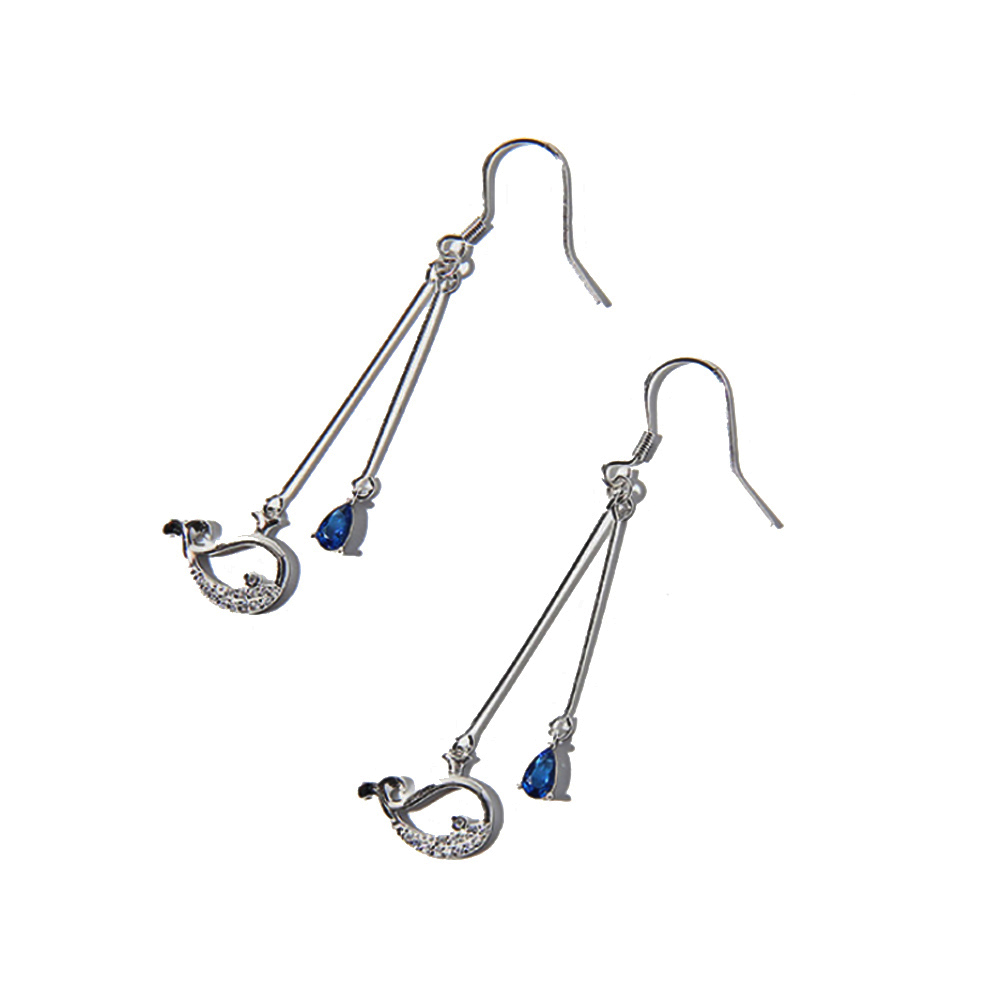 鯨魚 925純銀 耳環【十方】149326