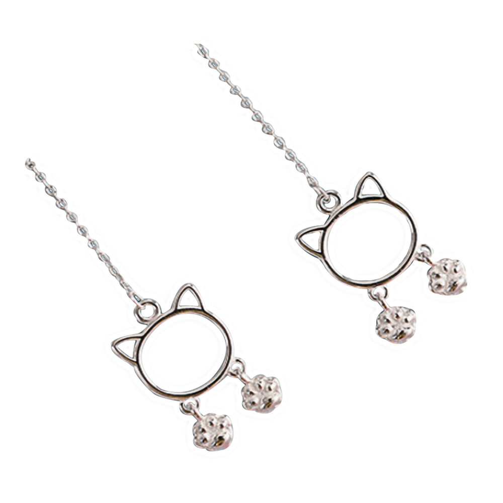 貓腳印 925純銀 耳環【十方】149327