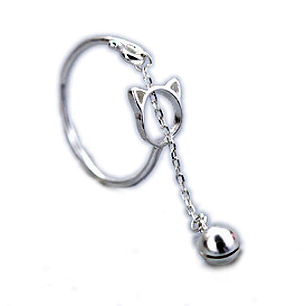 貓鈴鐺 925純銀戒指【十方】149333