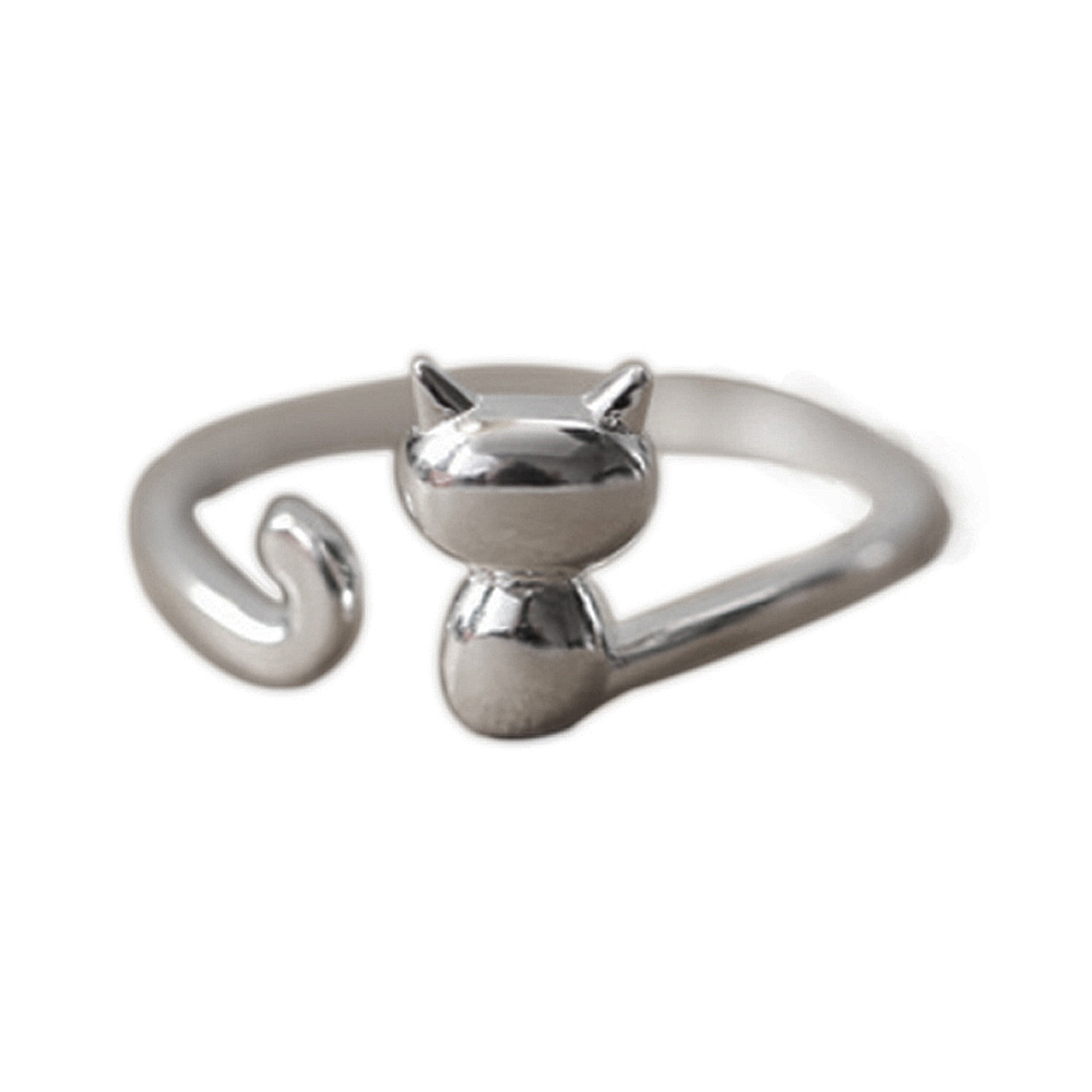  捲尾貓925純銀 戒指【十方】149289