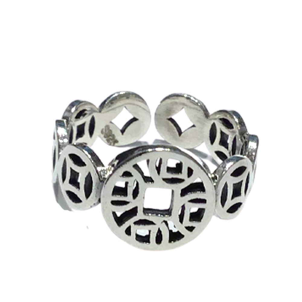 財源滾滾925銀戒【十方】150483