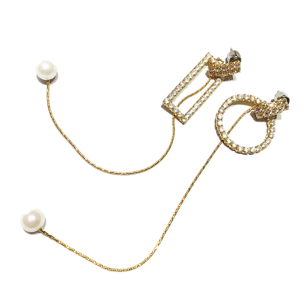 方圓鑽石耳環【十方】151044