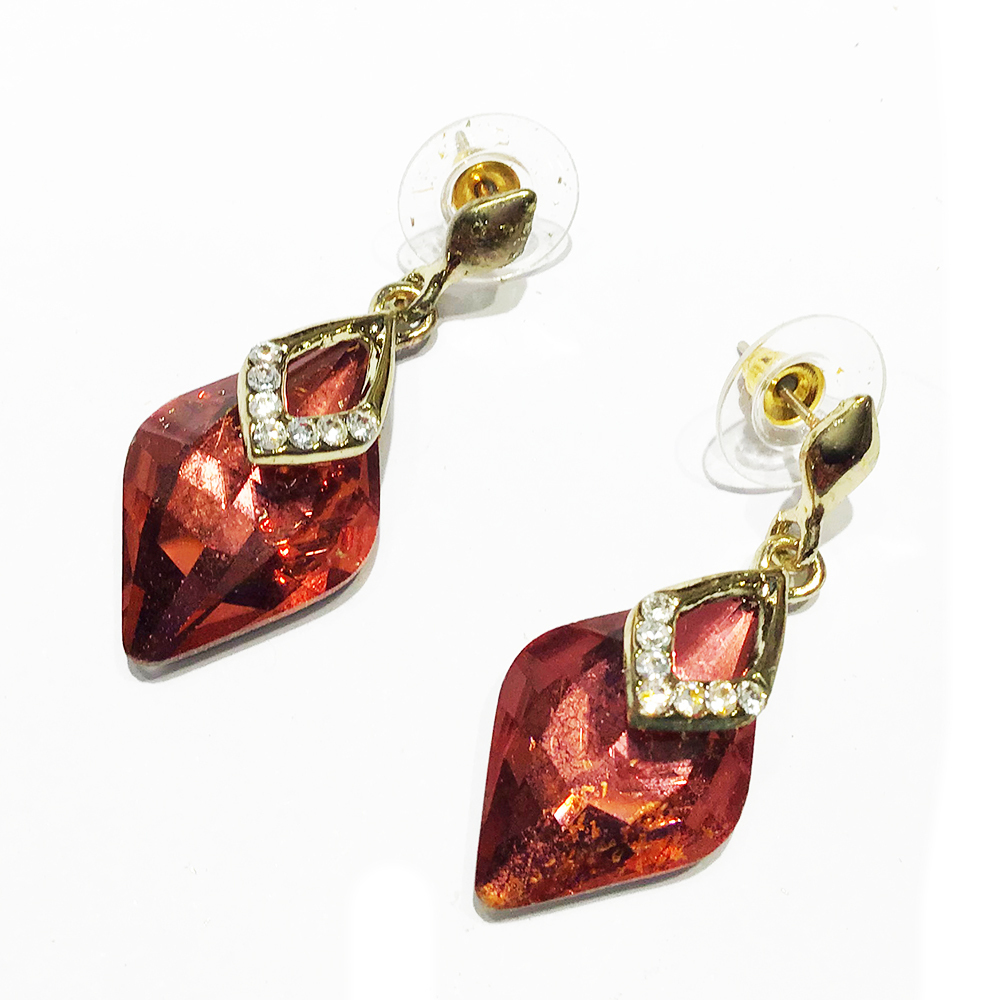 菱形耳環【十方】151038