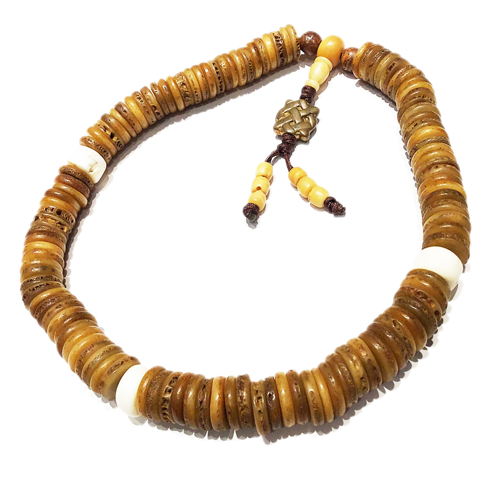 吉祥結&藏密骨盤珠108念珠16*5mm【十方】120801