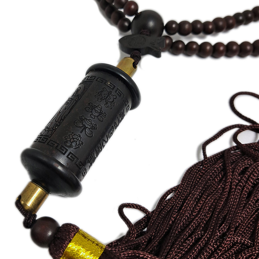 西方三聖{避邪木}念珠掛飾【十方】122167