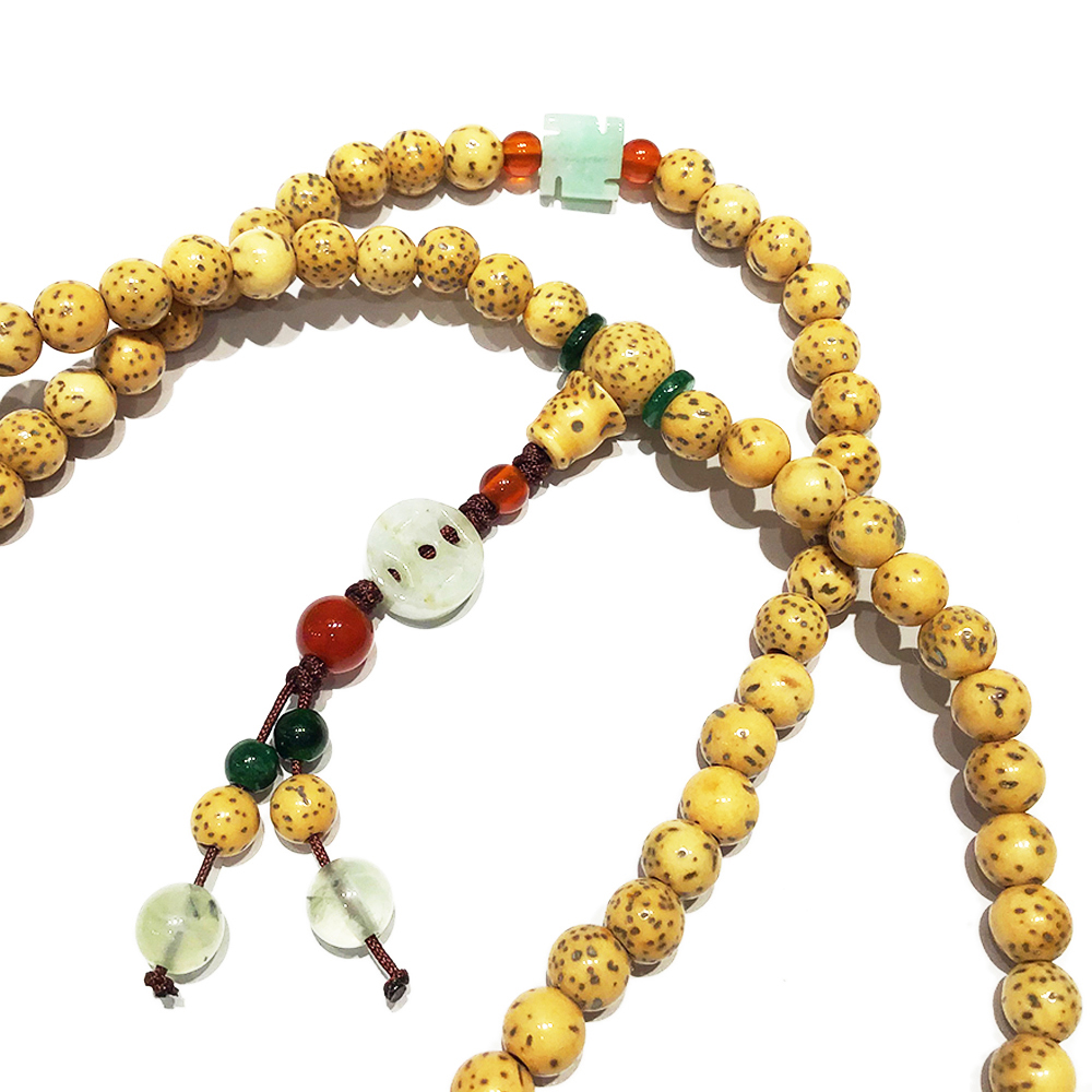 卍{玉}&星月菩提108念珠6mm【十方】123156