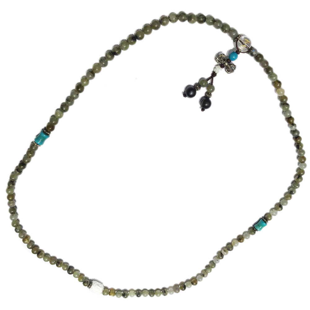 綠松石&佛光石108念珠6mm【十方】123413