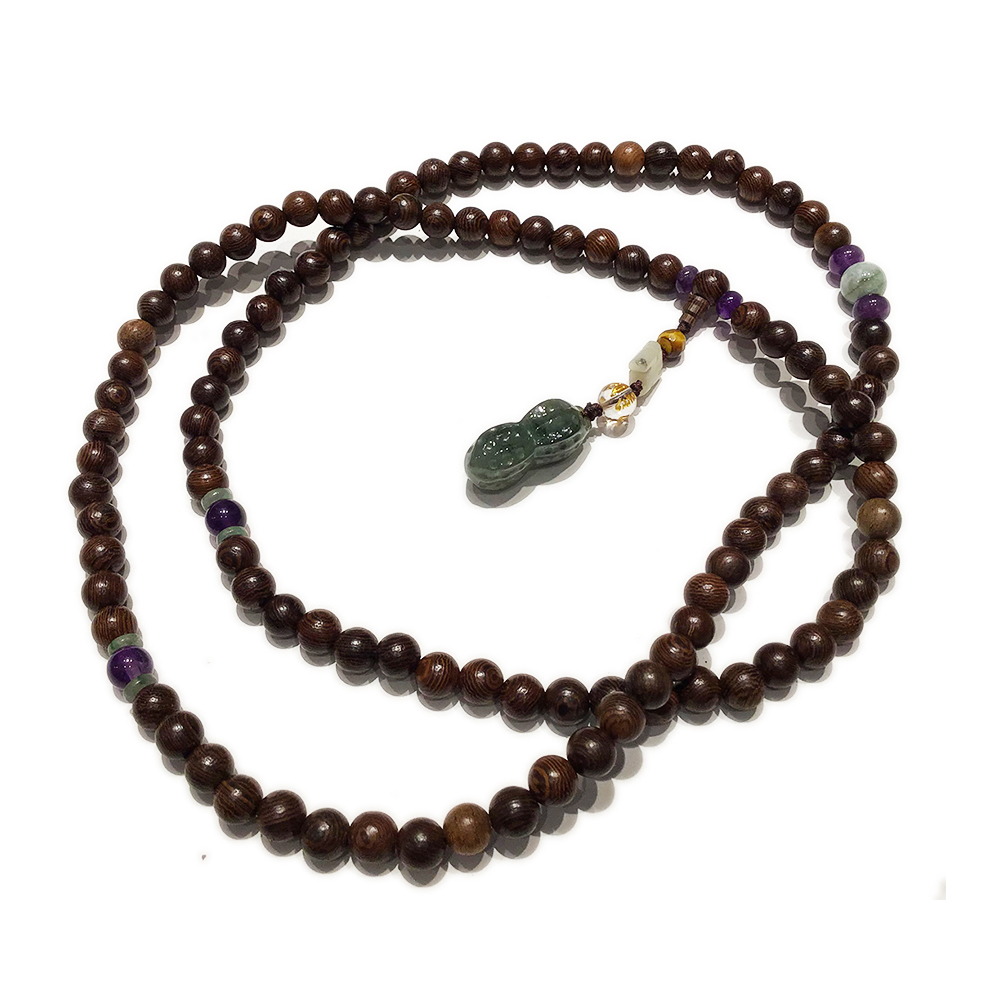 好事發生&黑翅木108念珠8mm【十方】124970