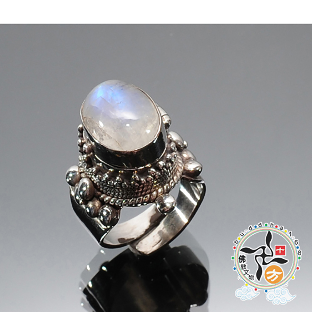 月光石{嘎屋}925銀戒【十方】127282