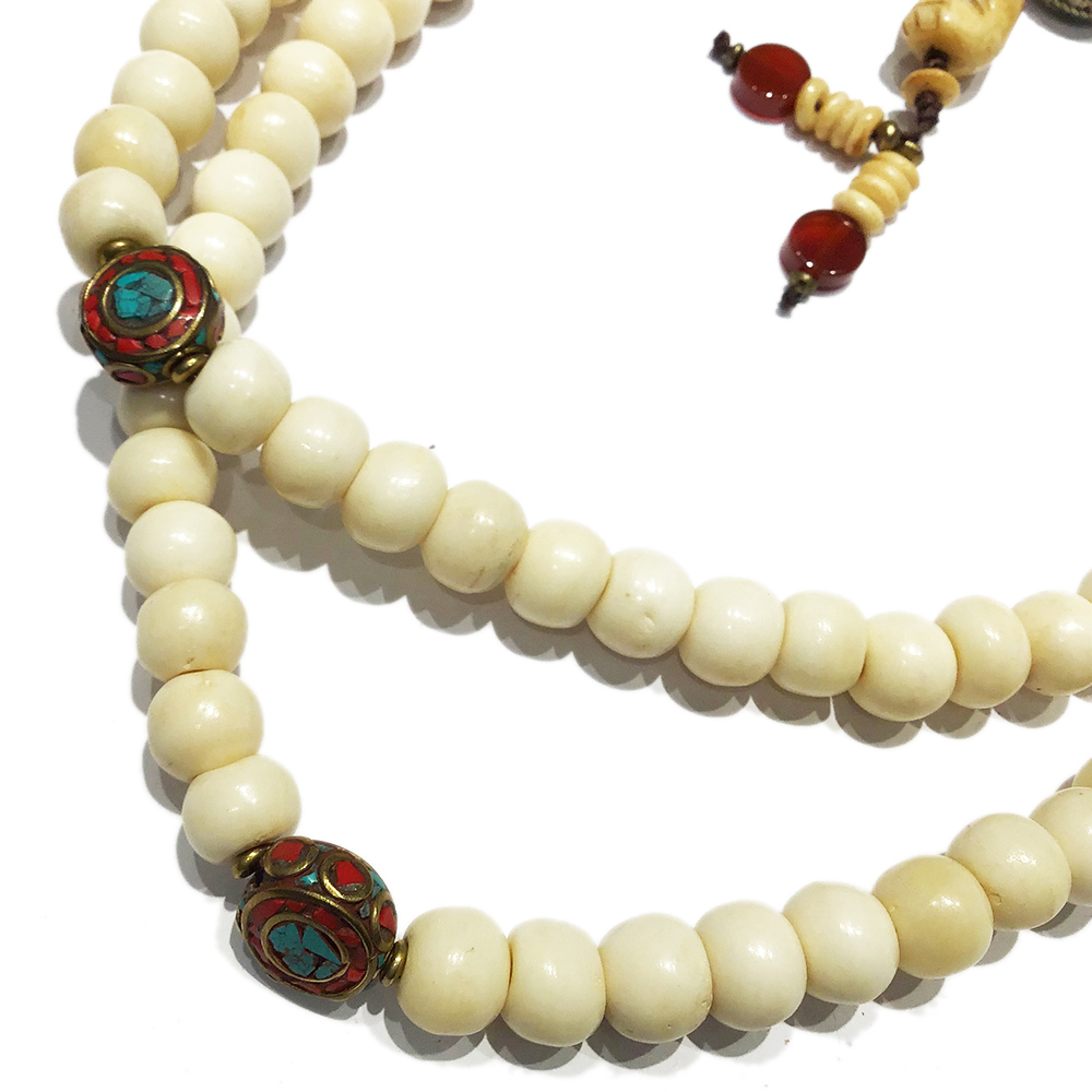 琉璃{福瓜}&骨珠108念珠7*9mm【十方】127348