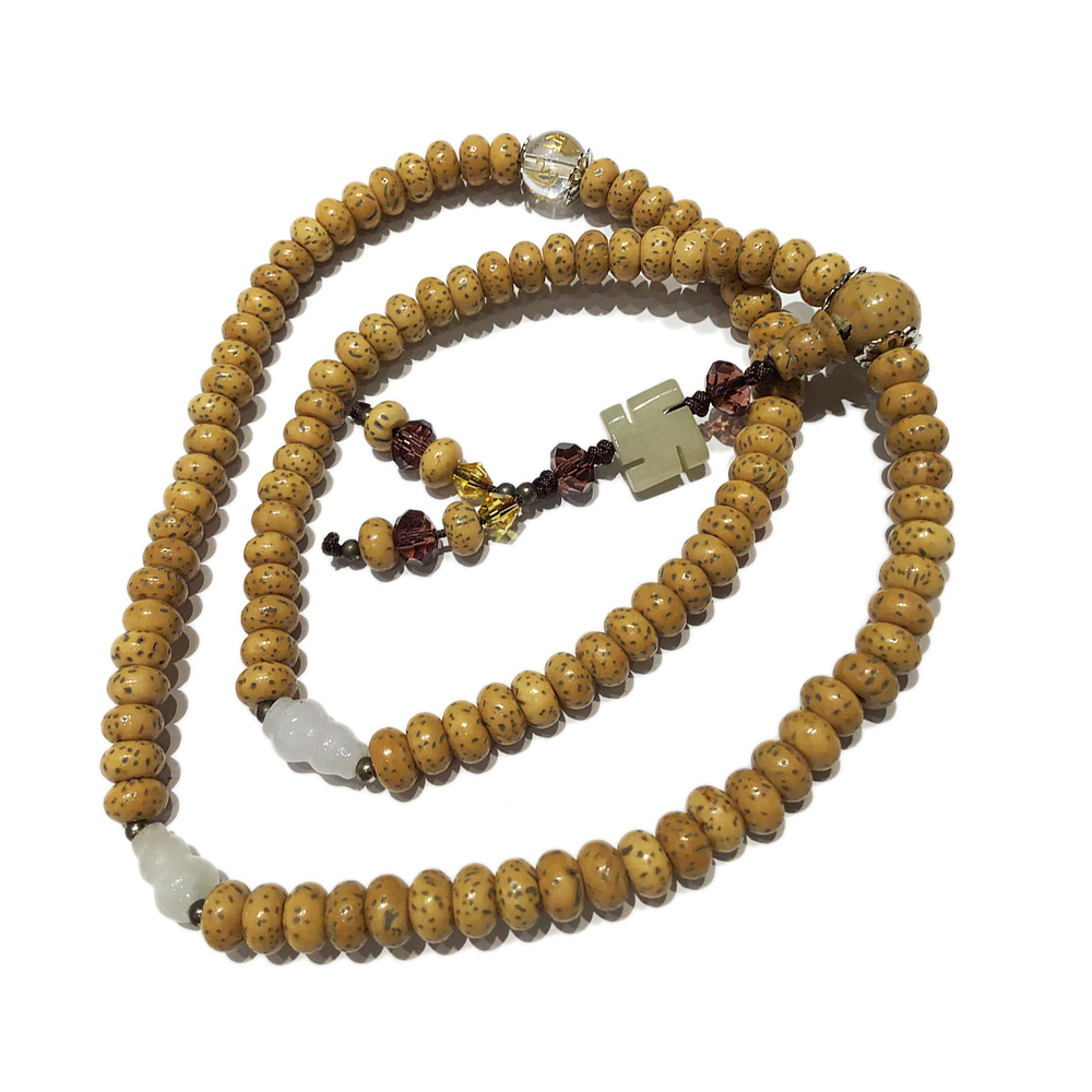 寶瓶{玉}&星月菩提108念珠4*6mm【十方】127352