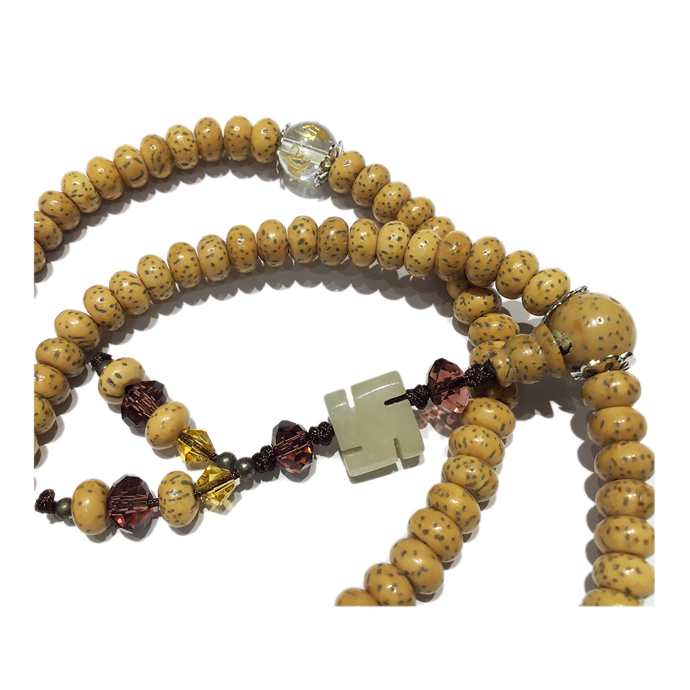 寶瓶{玉}&星月菩提108念珠4*6mm【十方】127352