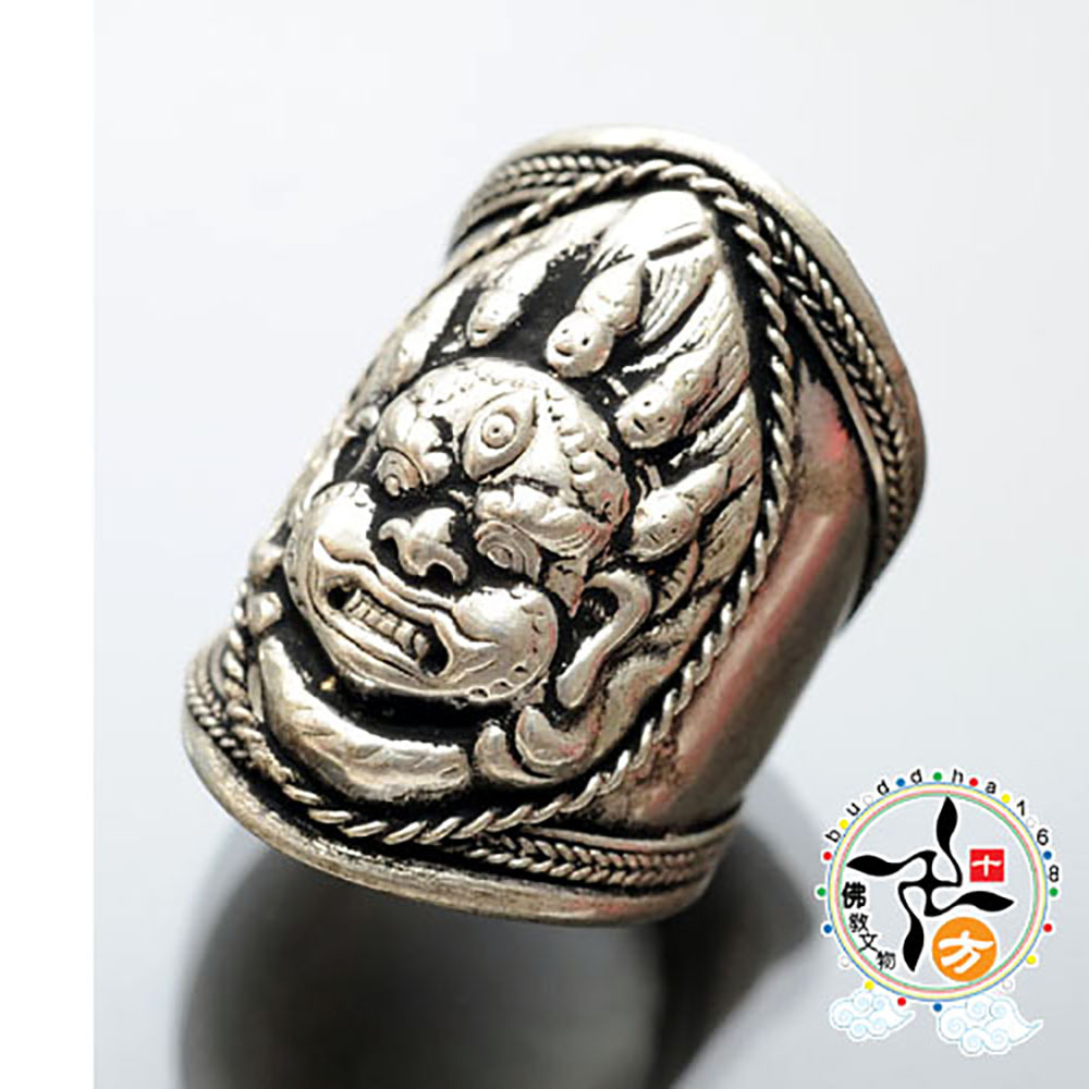 瑪哈嘎啦戒指(白銅)【十方】128112