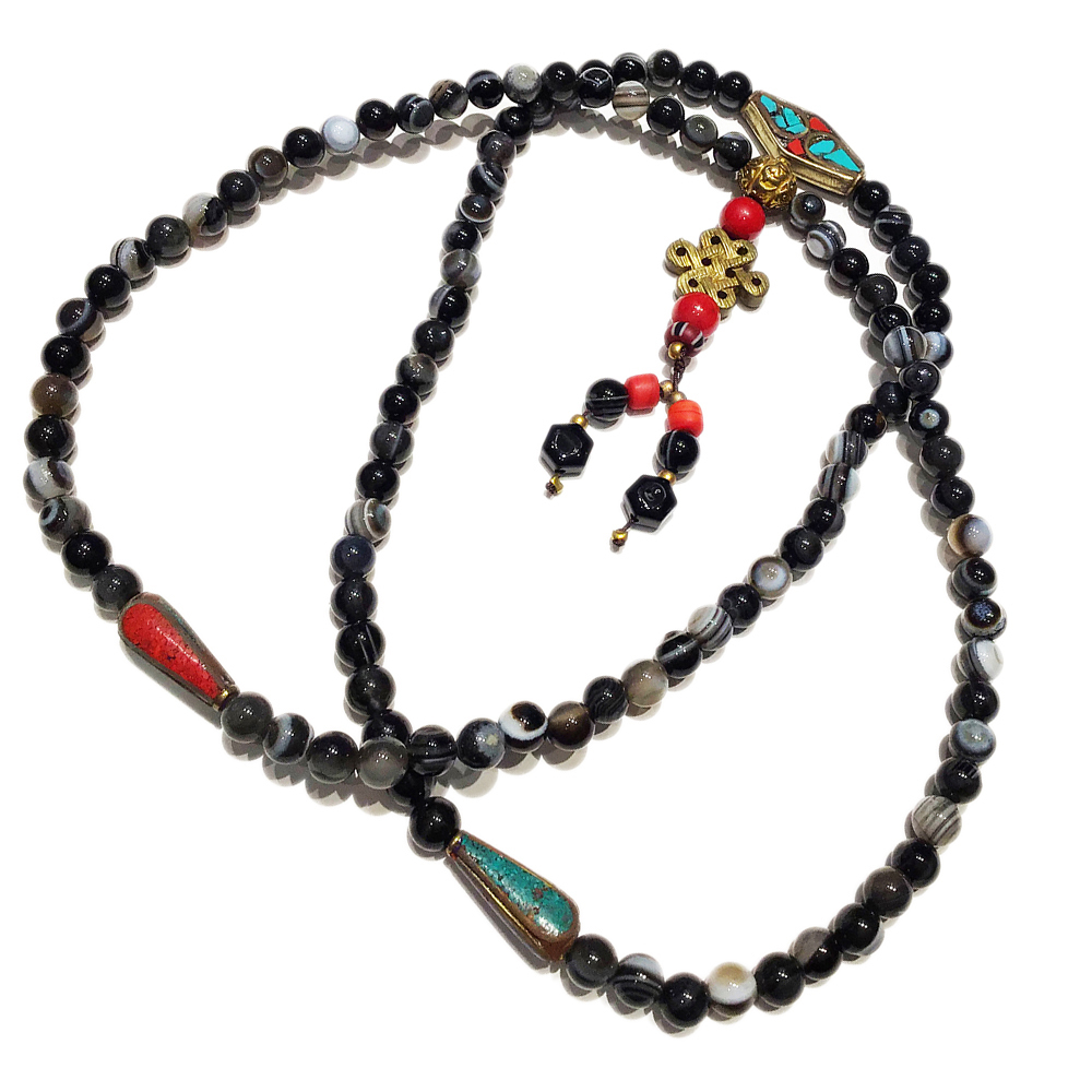 吉祥結&藥師珠108念珠6mm【十方】129412