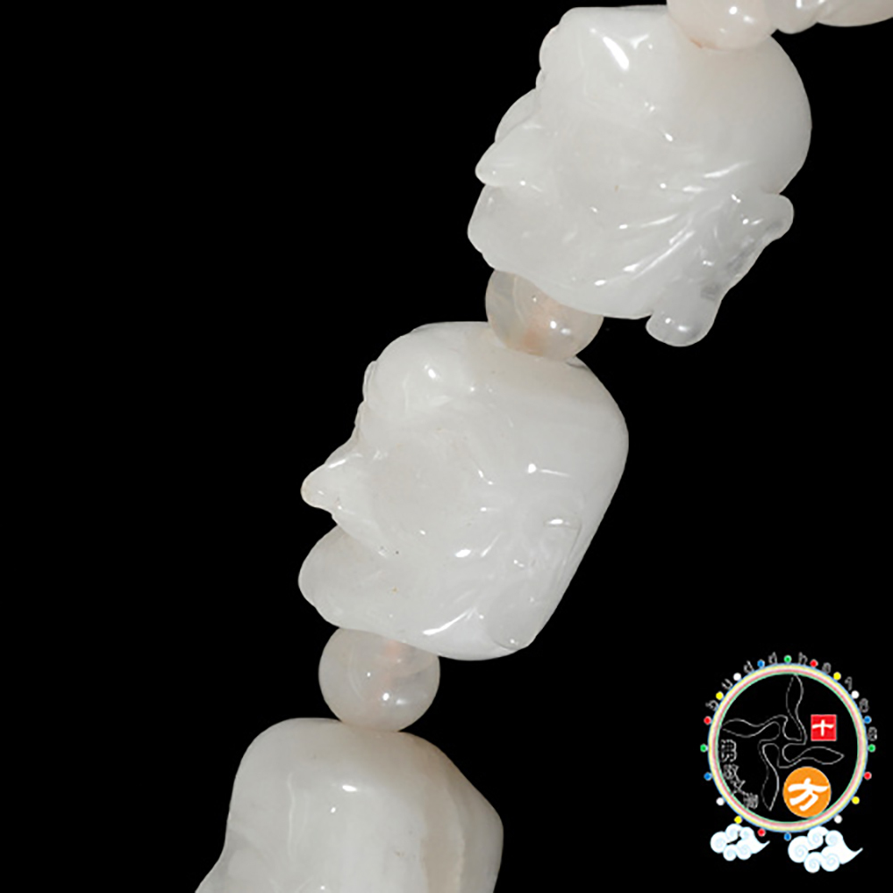 十八羅漢{雕刻}白玉提珠【十方】129958