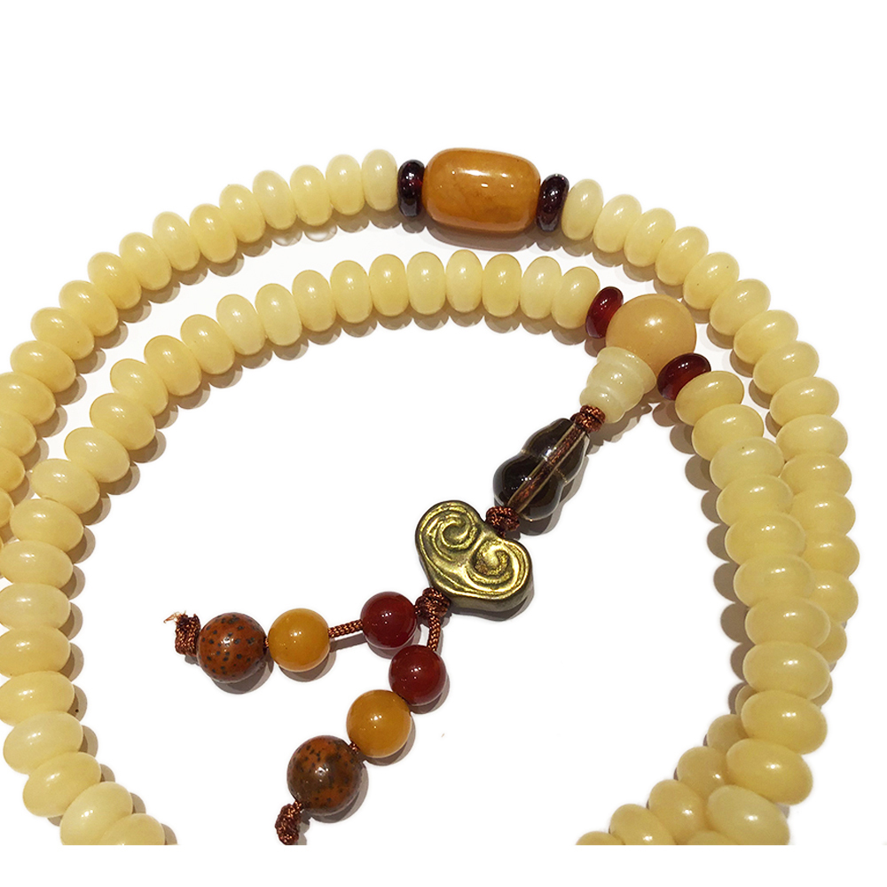 如意&菩提根108念珠4*8mm【十方】129971