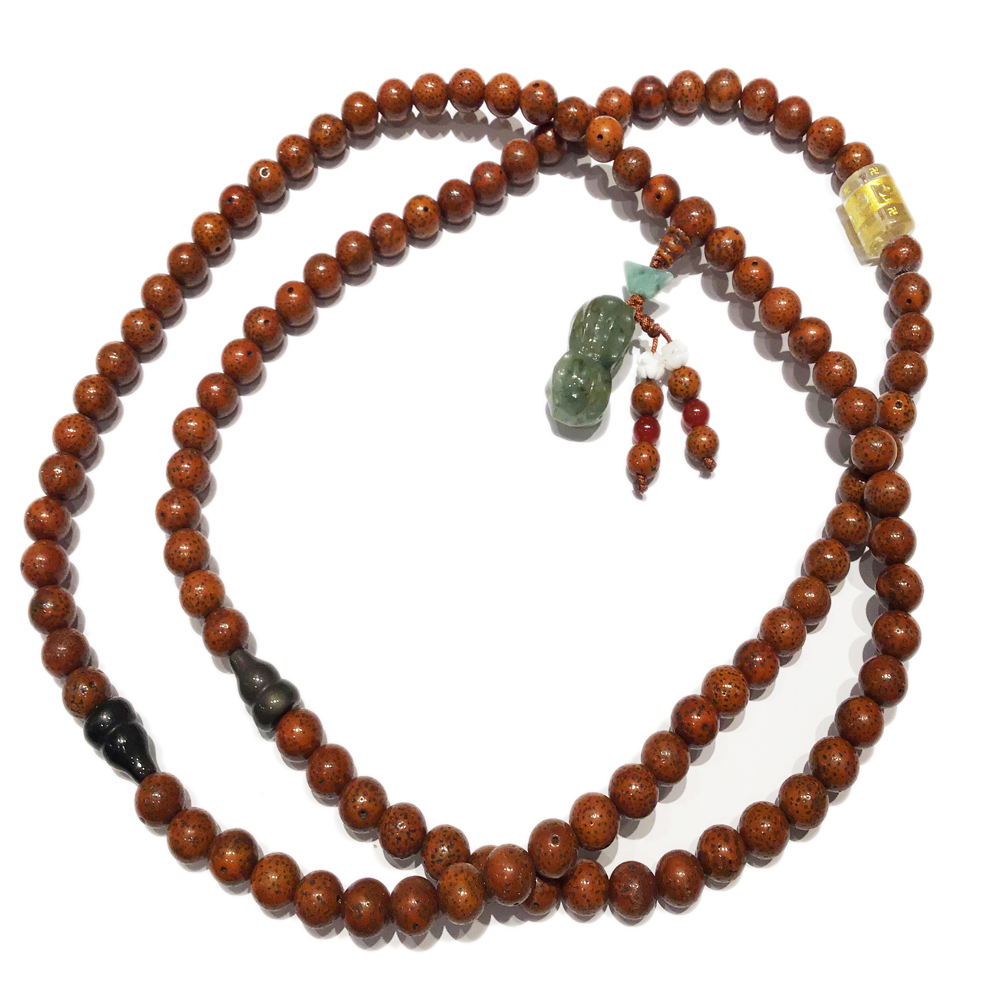 玉花生&老星月菩提108念珠9mm【十方】129969