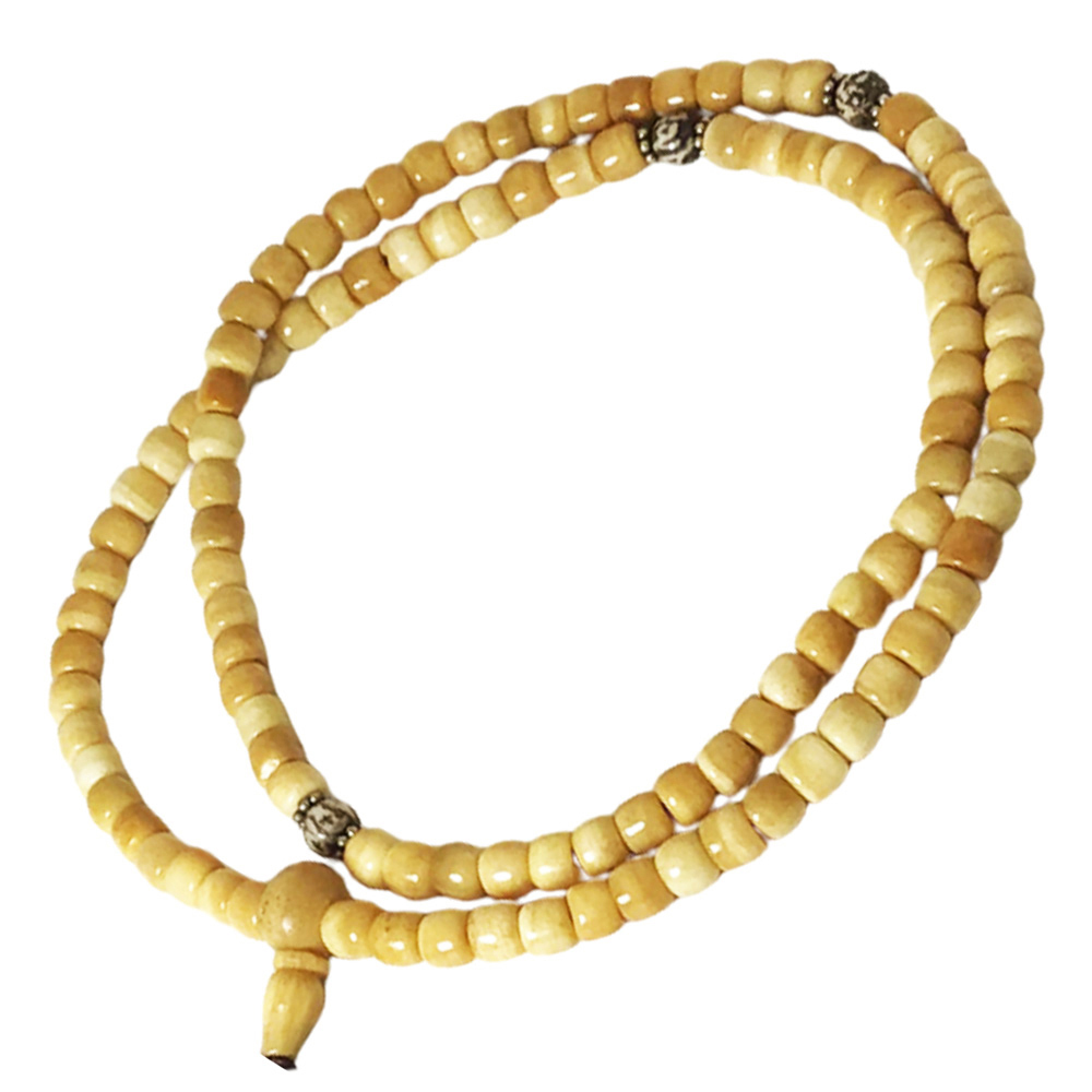 綠松石+氂牛骨珠108念珠8mm【十方】134420