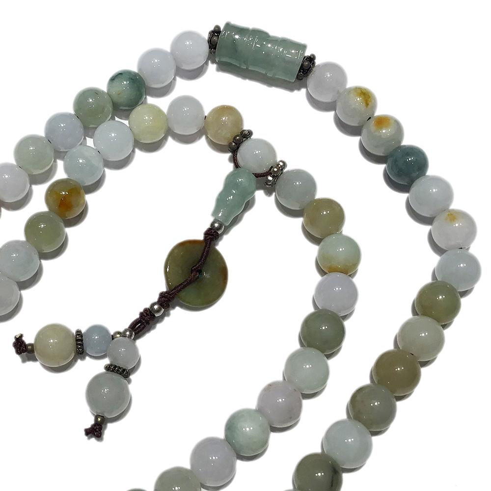 三彩玉108念珠8mm【十方】134967