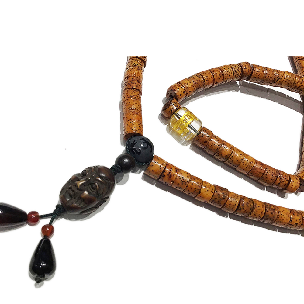 羅漢+星月菩提子108念珠8*5mm【十方】135316