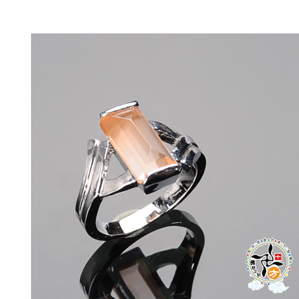 紅兔毛髮晶戒只 16 mm【十方】136270