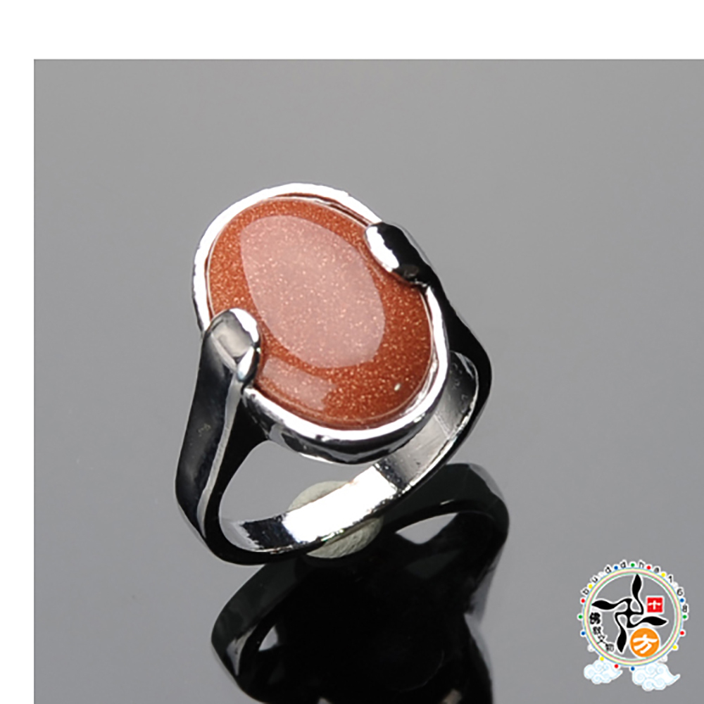 金沙石{招財}戒只 16 mm【十方】136288