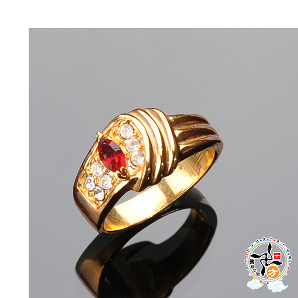 紅寶石{鑲鑽}戒只【十方】136269