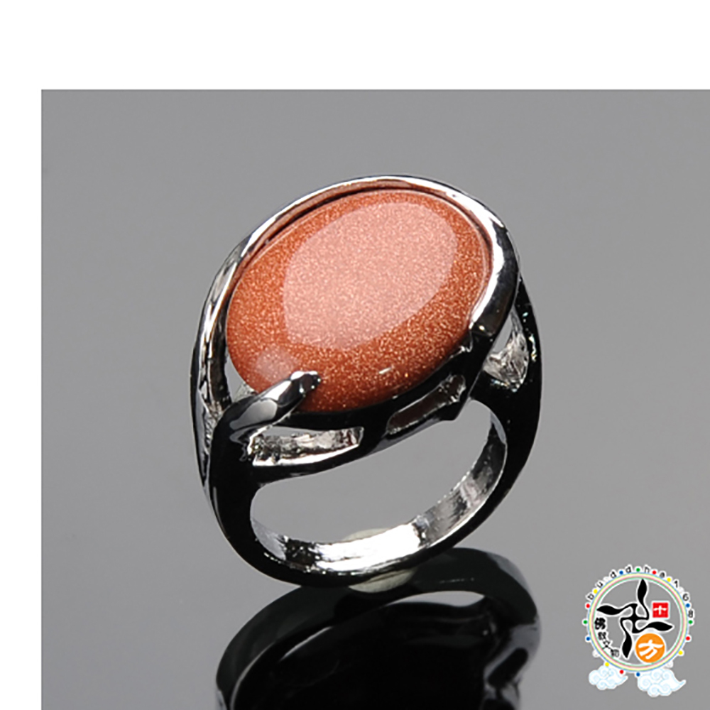 金沙石{招財}戒只 18 mm【十方】136281