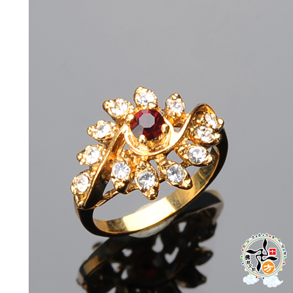 紅寶石{鑲鑽}戒指【十方】136268