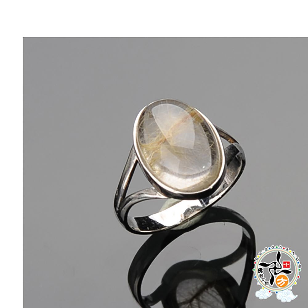 鈦晶{水晶}戒只 17mm【十方】136302