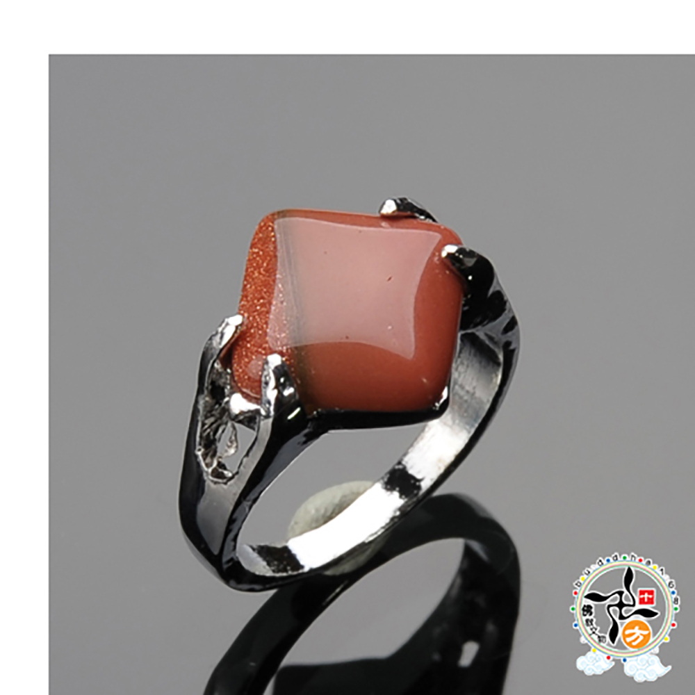 金沙石{招財}戒只 19mm【十方】136303