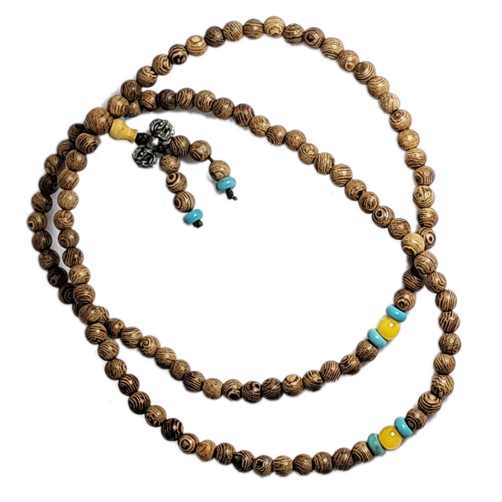 金剛杵&雞翅木108念珠6mm【十方】136339