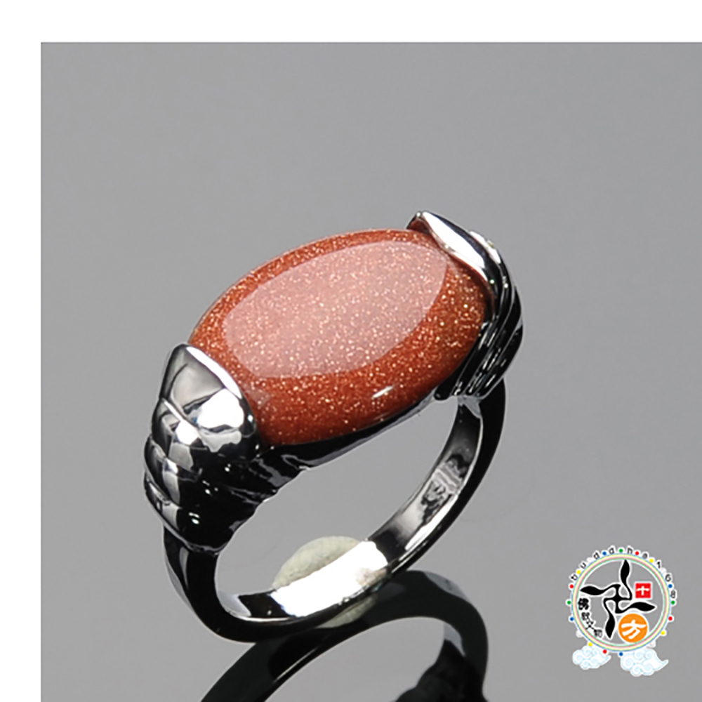 金沙石{招財}戒只 17mm【十方】136311