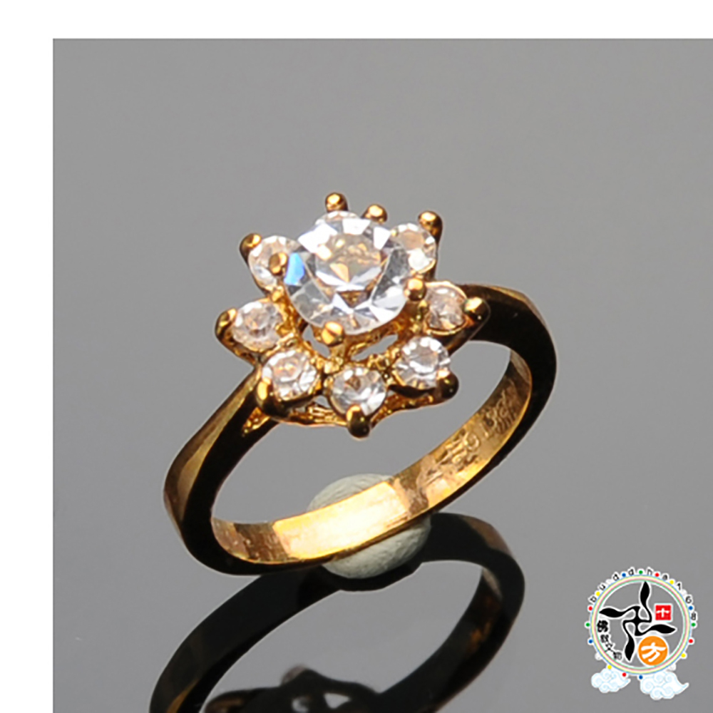 水晶鑽{招財}戒只 16mm【十方】136305