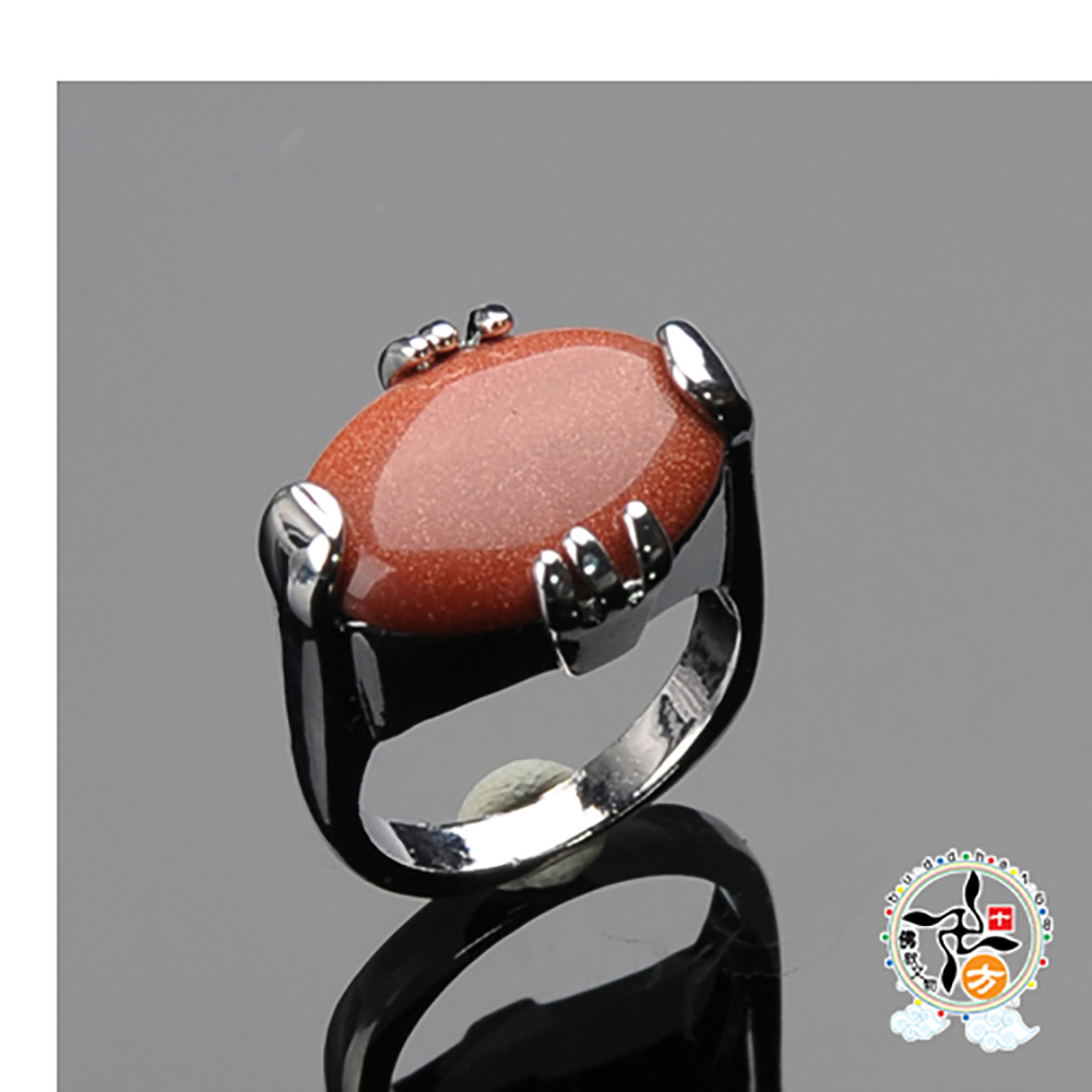 金沙石{招財}戒指【十方】136325