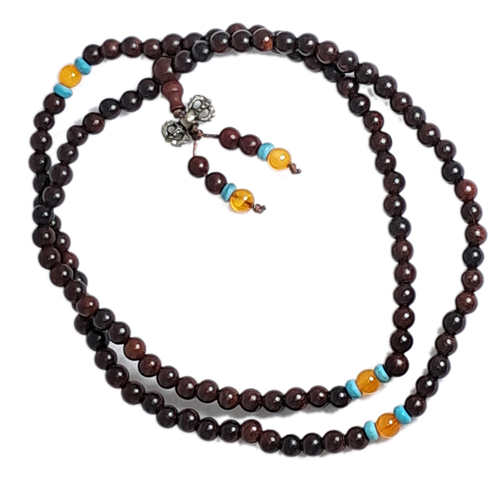 金剛杵+酸枝木108念珠6mm【十方】136439