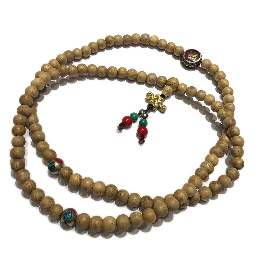 嗡(藏式)佳里萬丹沉香木108念珠8mm【十方】136731