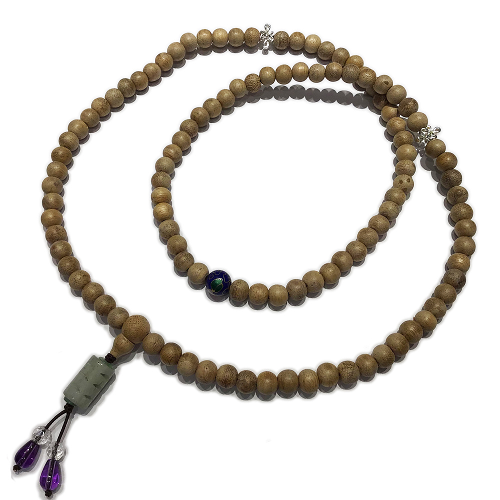 玉柱+佳里萬丹沉香木108念珠8mm【十方】136751