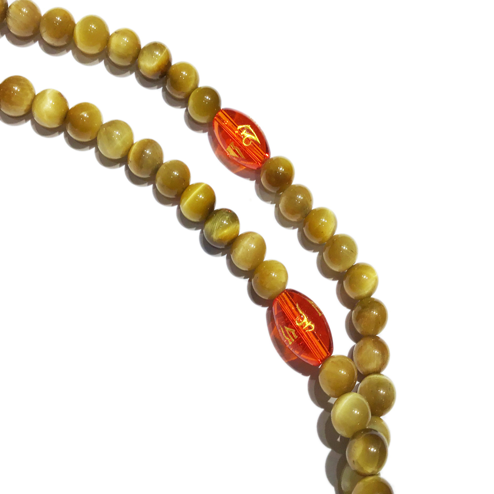 金剛杵+白虎眼108念珠7mm【十方】137370