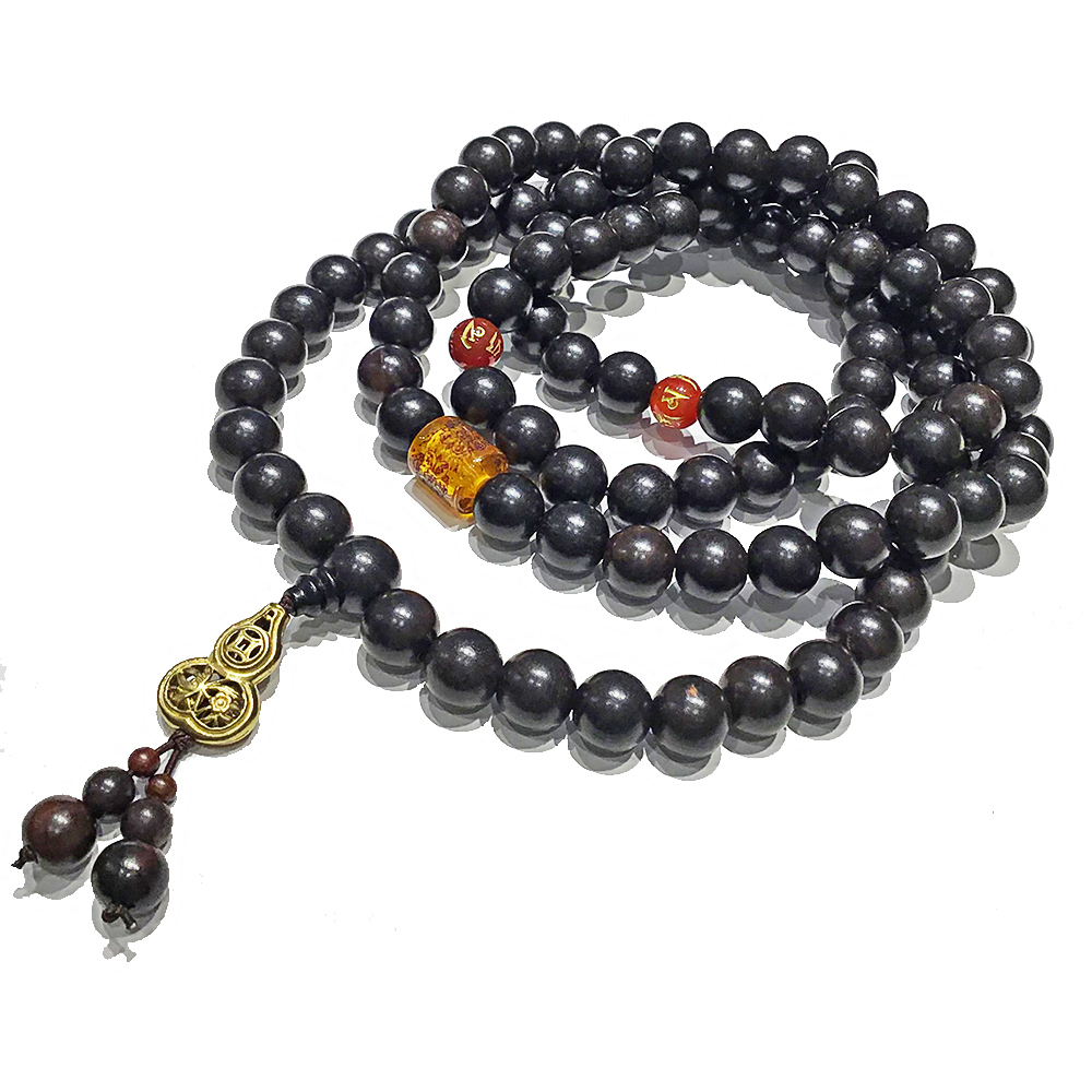 銅葫蘆+黑檀108念珠13mm【十方】137431