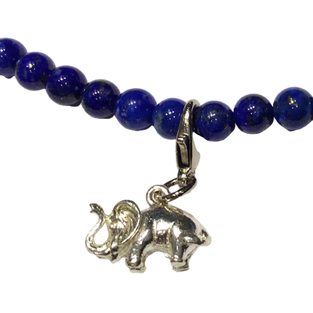 開運吉象{銀色念珠夾}項鍊【十方】138066