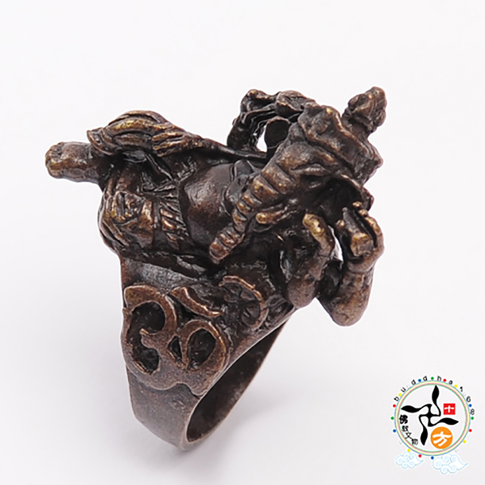 象鼻財神(紅銅)戒指【十方】137806