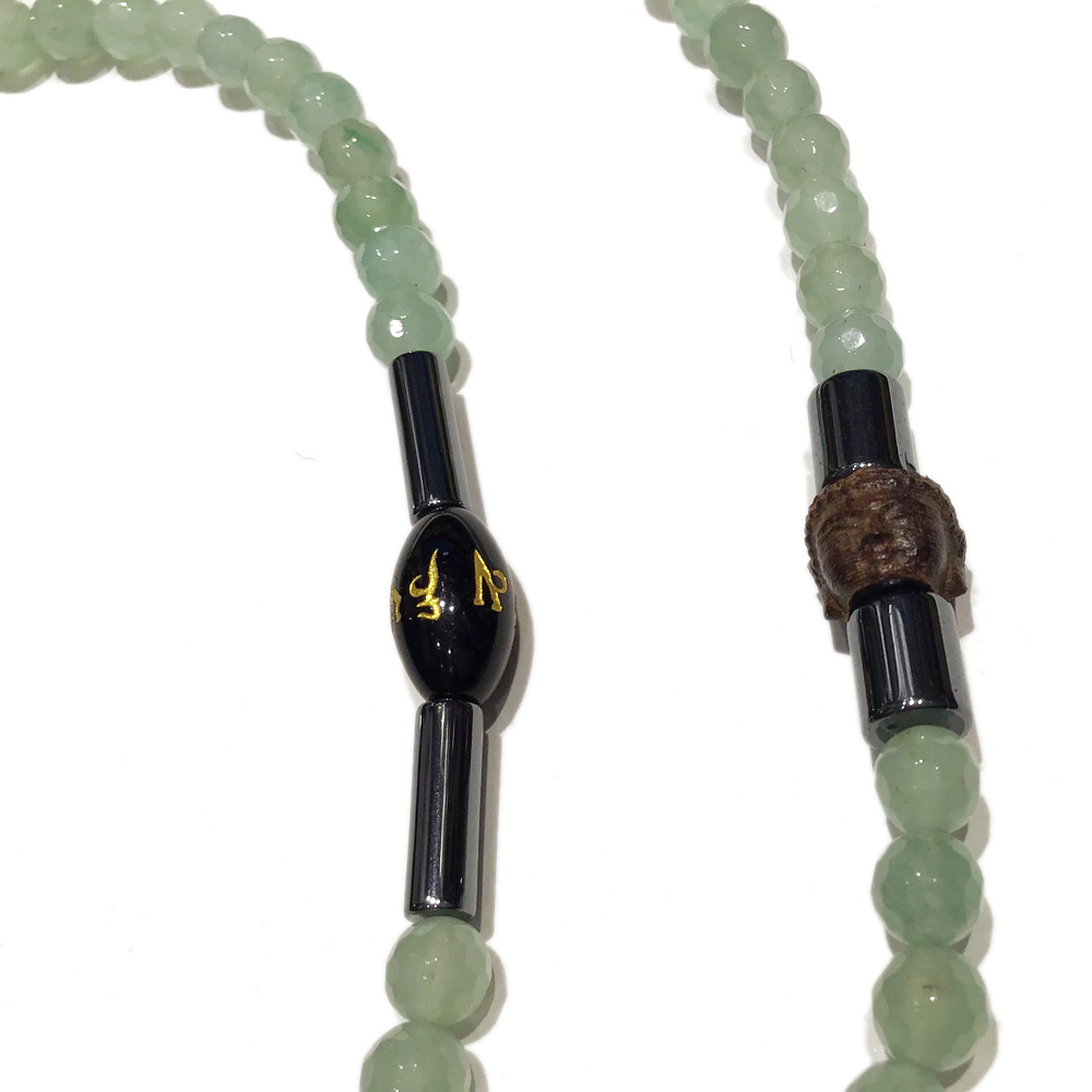 佛首+東菱玉(晶鑽)108念珠6mm【十方】138210